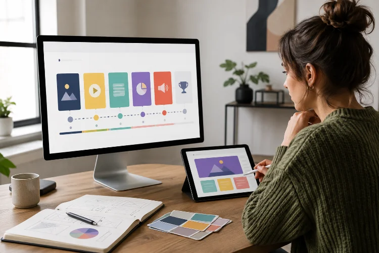 How to Design Clear and Engaging Digital Lessons Online